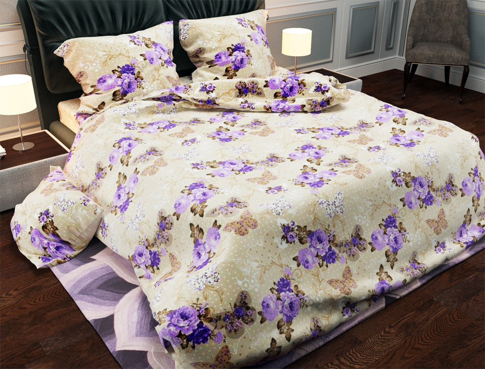 Тканина для постільної білизни Бязь "Gold" Lux GL1123