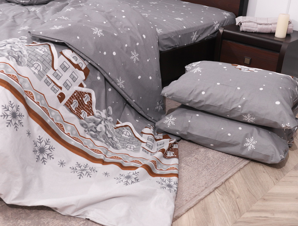 Полуторный набор постельного белья 150*220 из Бязи "Gold" №151131 Черешенка™