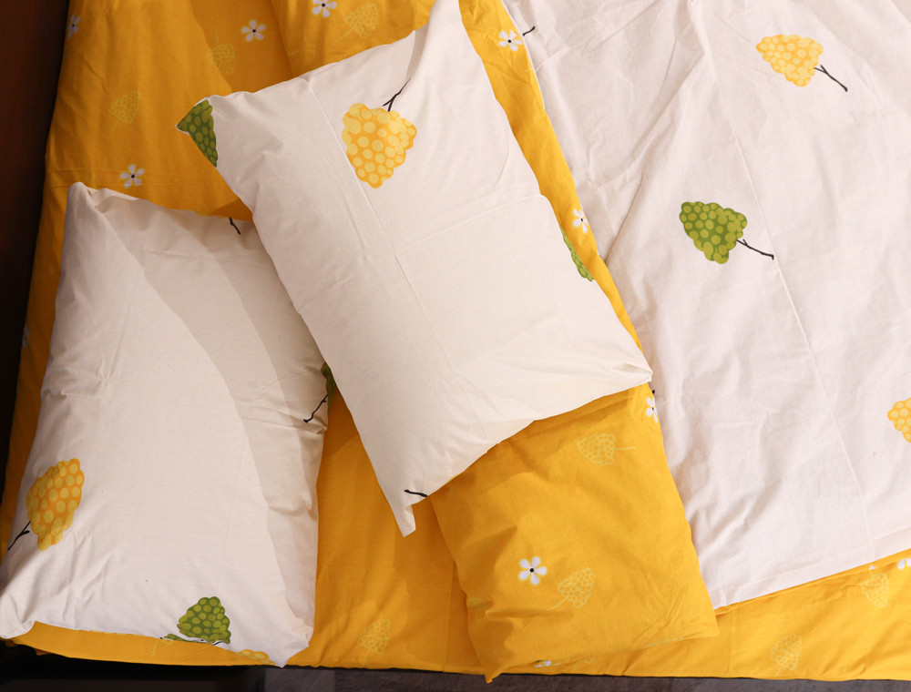 Двоспальний набір постільної білизни 180*220 із Бязі "Gold" №157115АВ Черешенка™