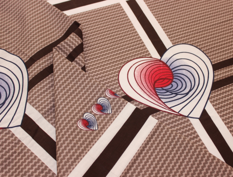 Полуторный набор постельного белья 150*220 из Бязи "Gold" №157544 Черешенка™