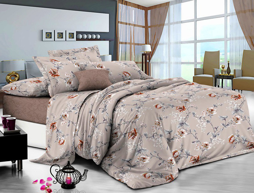 Сімейний набір постільної білизни із Бязі "Gold" №154817AB Черешенка™