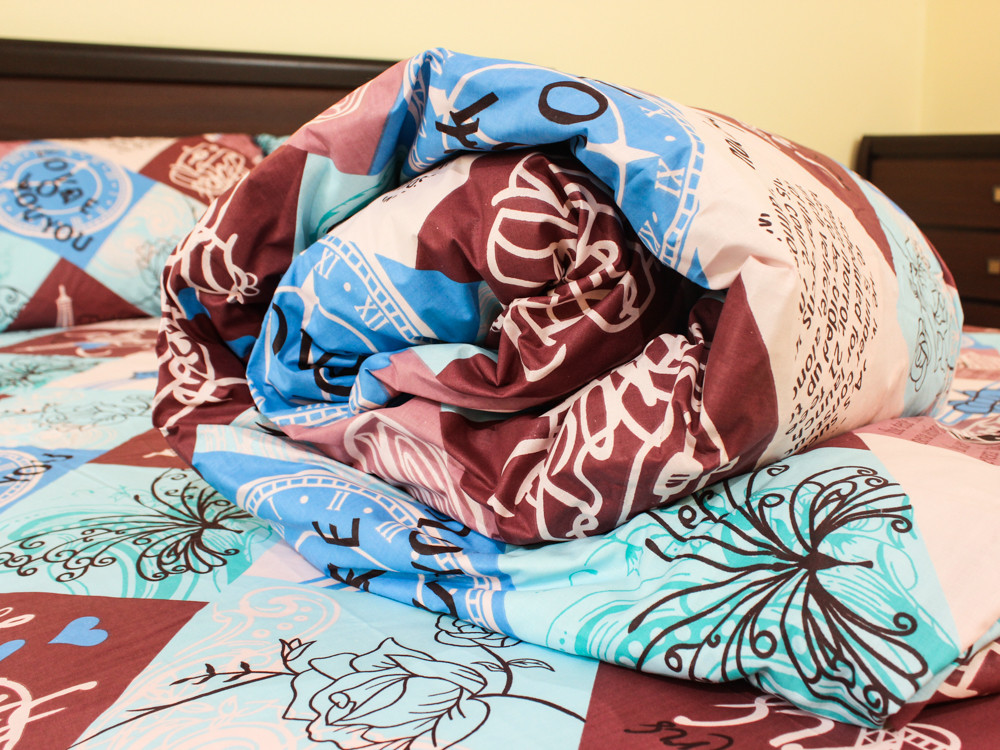 Євро-максі набір постільної білизни 200*220 із Бязі "Gold" №15861 Черешенка™