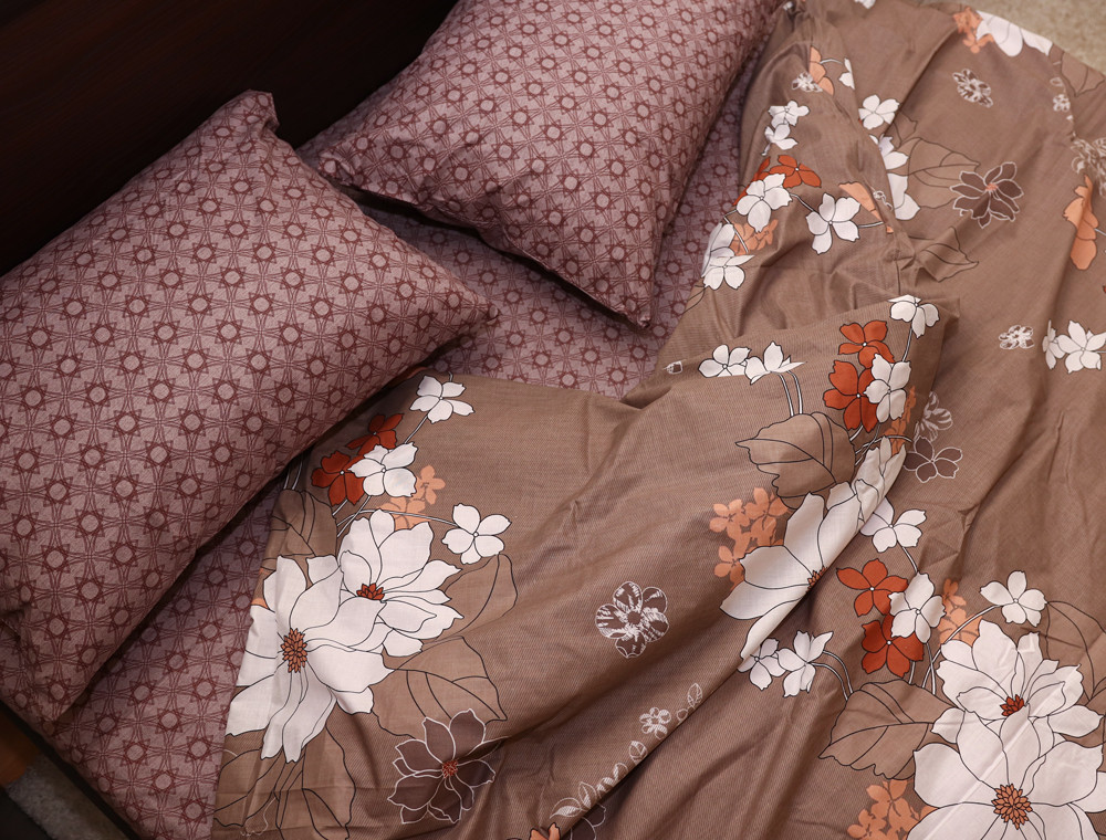 Полуторный набор постельного белья 150*220 из Бязи "Gold" №154110AB Черешенка™