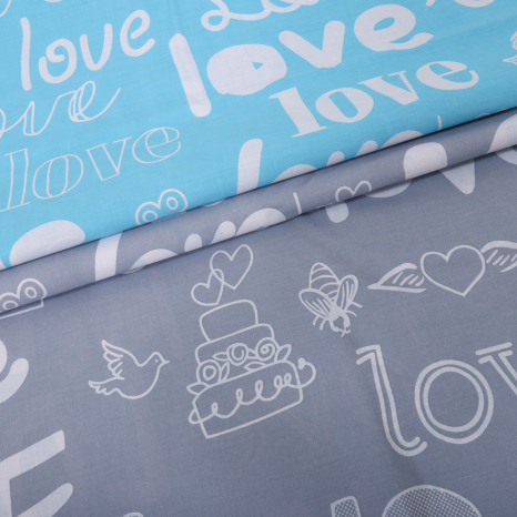 Тканина для постільної білизни Бязь "Gold" Lux GL17148 (A+B) - (50м+50м)