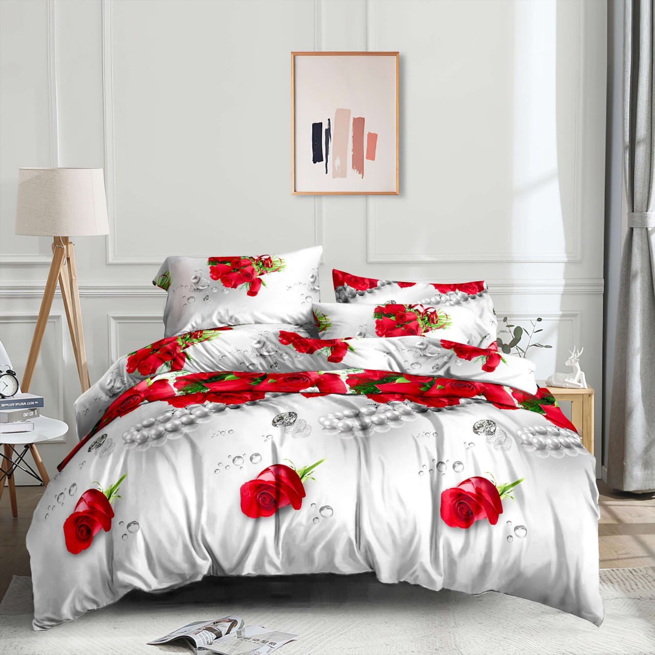 Ткань для постельного белья Сатин S-1729 (50м)