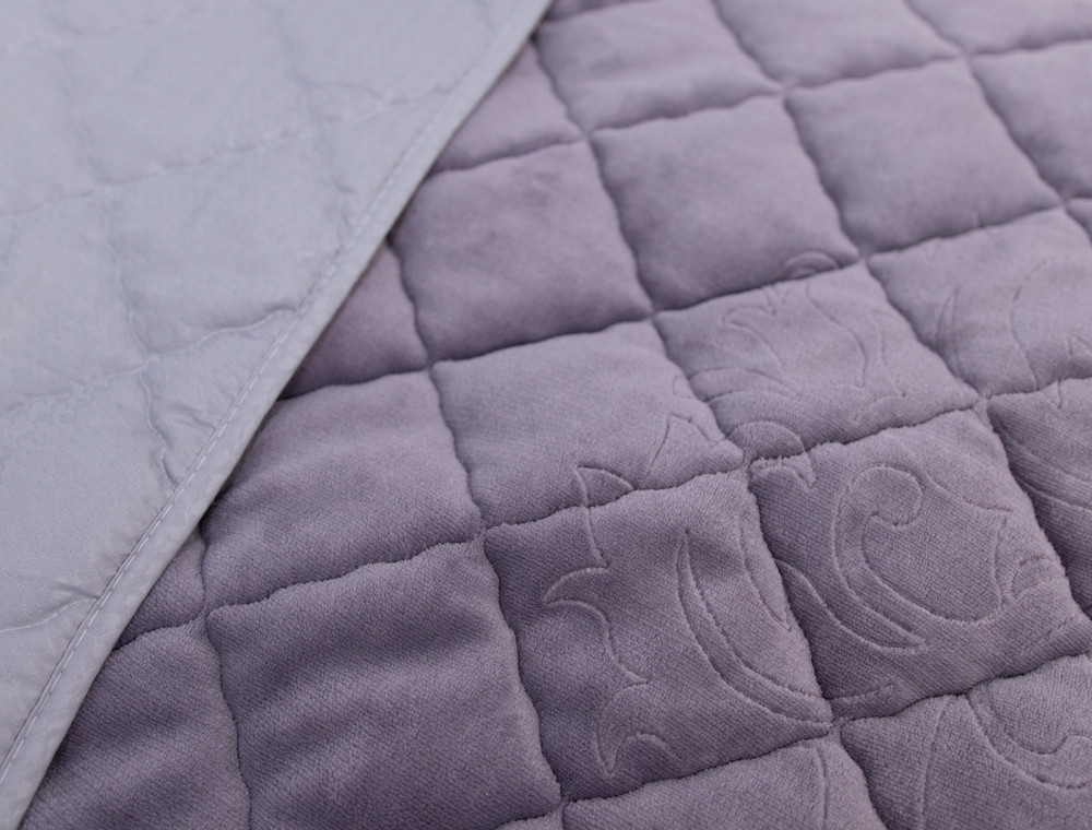 Євро-максі флісове стьобане покривало №55028