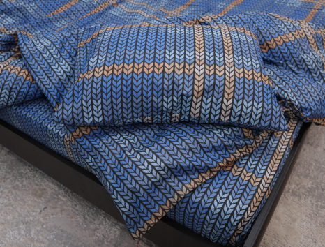 Семейный набор хлопкового постельного белья из Бязи "Gold" №155022 Черешенка™