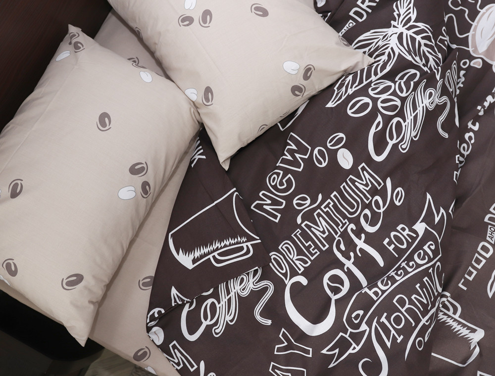 Полуторний набір постільної білизни 150*220 із Бязі "Gold" №157678AB Черешенка™