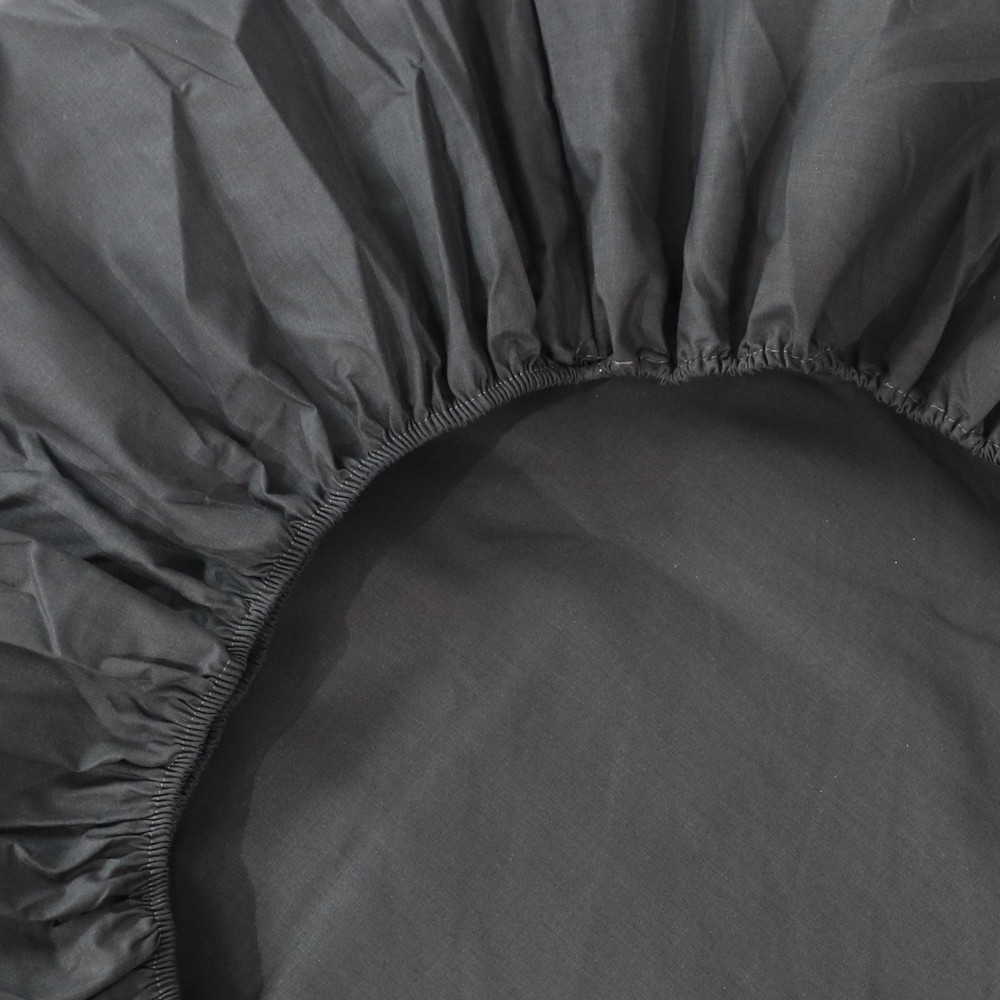 Простынь на резинке (160*200*25) графитовая №665516