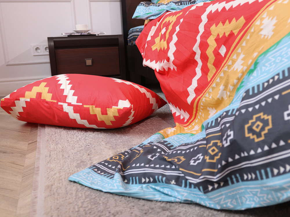 Семейный набор хлопкового постельного белья из Сатина №481524 Черешенка™