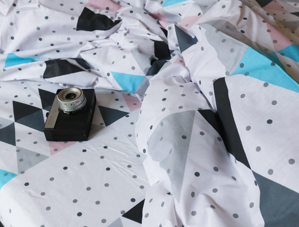 Євро-максі набір постільної білизни 200*220 із Бязі "Gold" №156386 Черешенка™