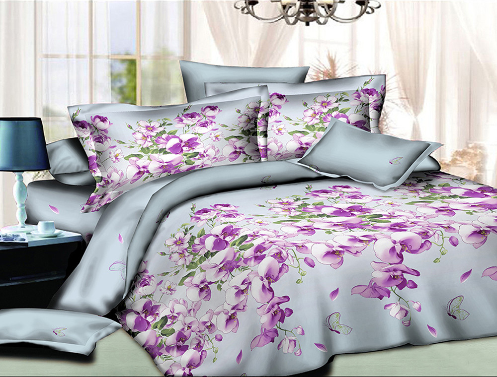 Евро макси набор постельного белья 200*220 из Ранфорса №181886AB Черешенка™