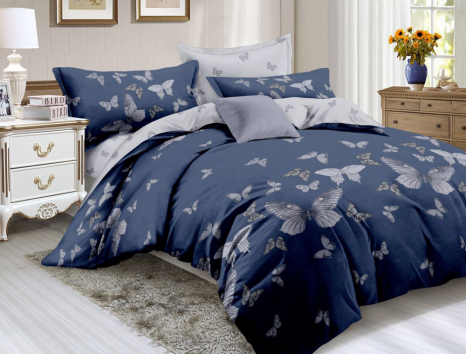 Євро-максі набір постільної білизни 200*220 із Ранфорсу №182885 Черешенка™