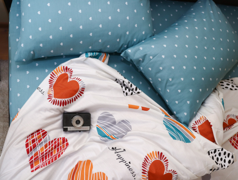 Евро макси набор постельного белья 200*220 из Сатина №049AB Черешенка™