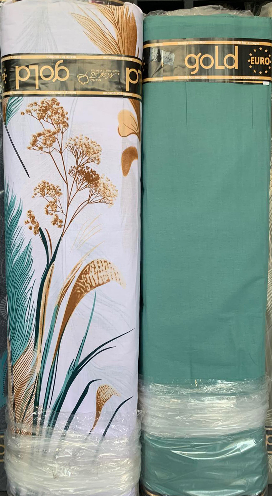 Тканина для постільної білизни Бязь "Gold" Lux GL8266 (A+B) - (50м+50м)