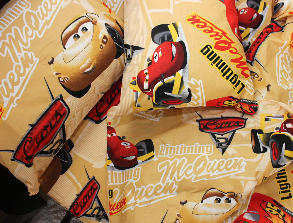 Полуторний набір постільної білизни 150*220 із Бязі "Gold" №16130 Черешенка™