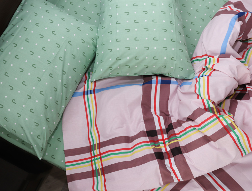 Семейный набор хлопкового постельного белья из Бязи "Gold" №151900AB Черешенка™