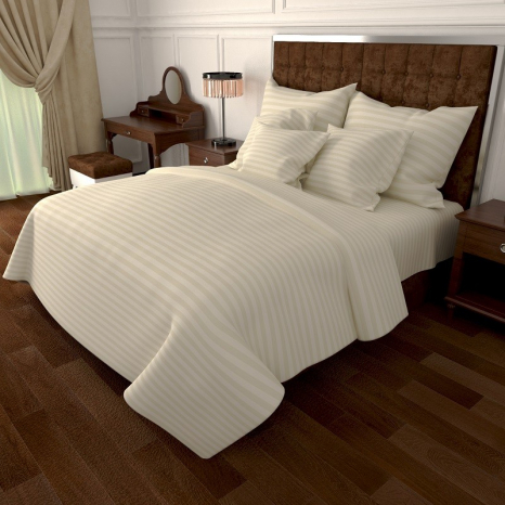 Тканина для постільної білизни Бязь "Gold" Lux однотонна GLS0905-beige (50м)