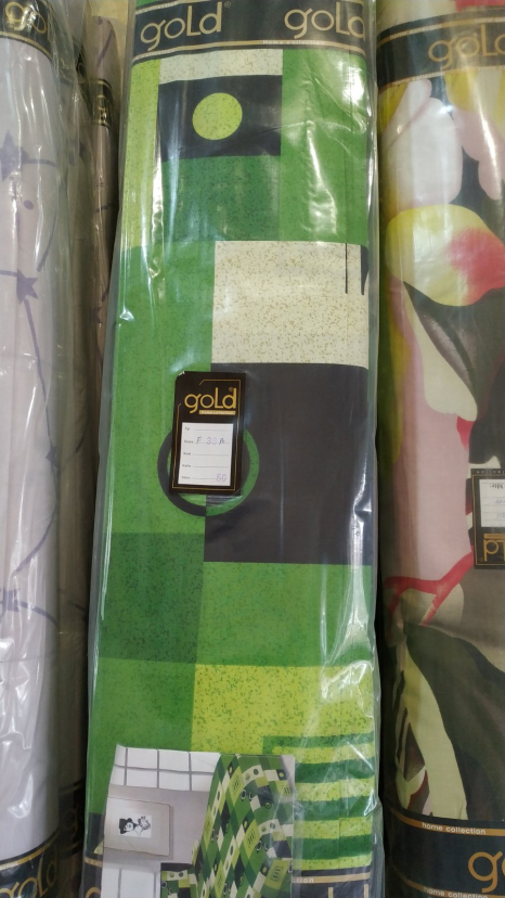 Тканина для постільної білизни Бязь "Gold" Lux "Зелений комплекс" GL3858