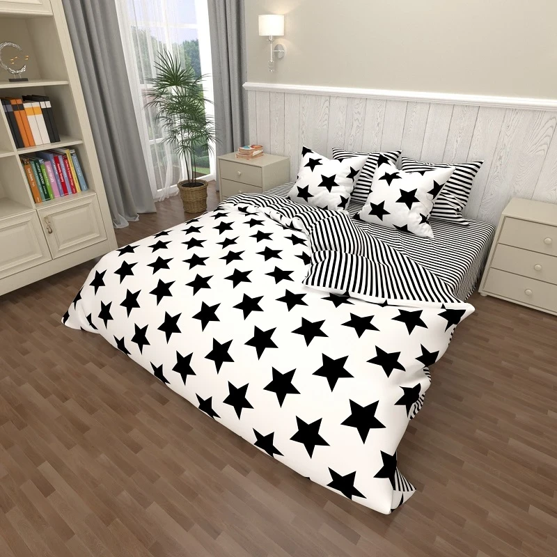 Ткань для постельного белья Бязь "Gold" Lux GL7665 (A+B) - (50м+50м)