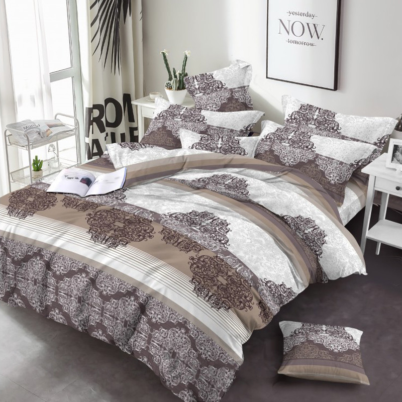 Двоспальний набір постільної білизни 180*220 із Бязі "Gold" №156889 Черешенка™