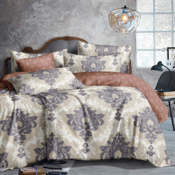 Євро-максі набір постільної білизни 200*220 із Бязі "Gold" №514960AB Черешенка™