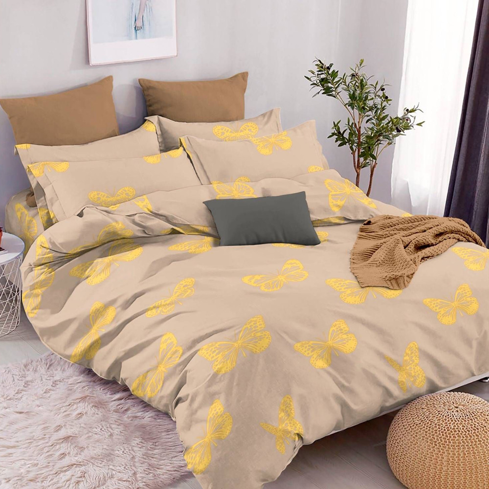 Ткань для постельного белья Бязь "Gold" Lux GL6011beige