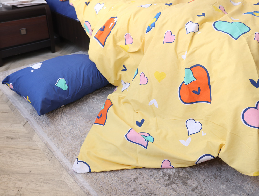 Семейный набор хлопкового постельного белья из Бязи "Gold" №151250AB Черешенка™