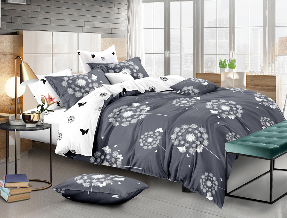 Євро-максі набір постільної білизни 200*220 із Бязі "Gold" №154074AB Черешенка™