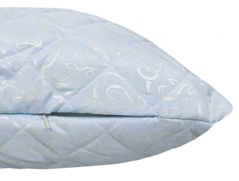 Подушка стьобана на блискавці 50*70 мікрофібра/холлофайбер №5070-8