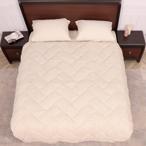 Полуторна ковдра-плед штучне хутро №45004