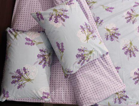 Двуспальный набор постельного белья 180*220 из Бязи "Gold" №157615АВ Черешенка™