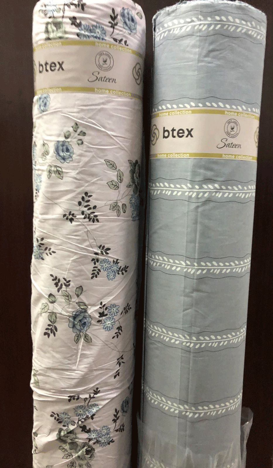 Ткань для постельного белья Сатин S-375 (A+B) - (60м+60м)