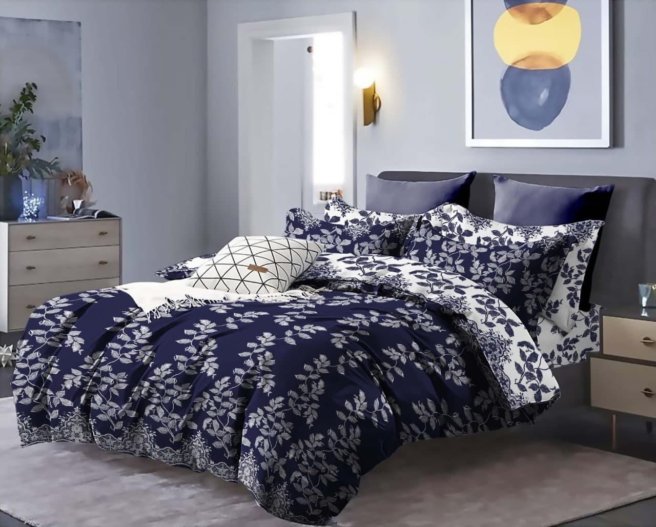 Тканина для постільної білизни Бязь "Gold" GLL1227G (A+B) - (50м+50м)