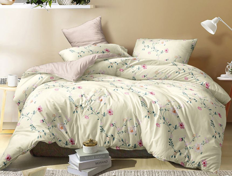 Сімейний набір постільної білизни 240*220 із полікотону №200385 Черешенька™