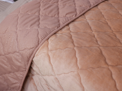 Полуторне флісове стьобане покривало №55069R