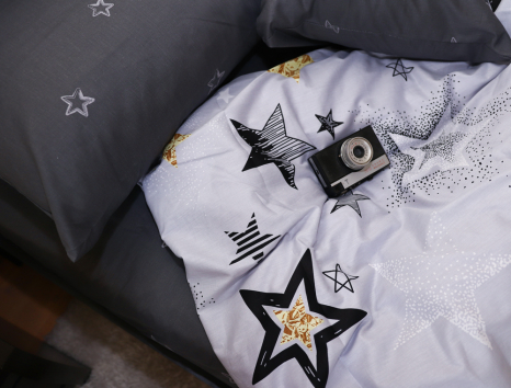 Сімейний набір постільної білизни із Сатину №033AB Черешенка™