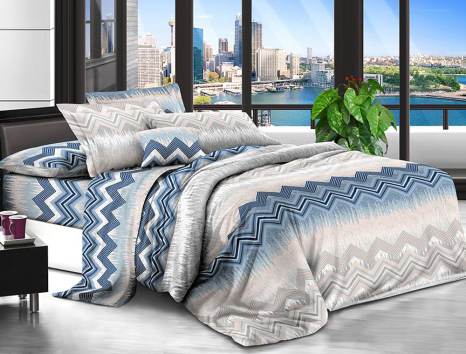 Двоспальний набір постільної білизни 180*220 із полікотону №200055 Черешенька™