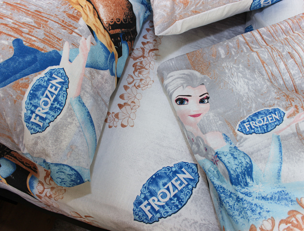 Полуторний набір постільної білизни 150*220 із Бязі "Gold" №164323 Черешенька™