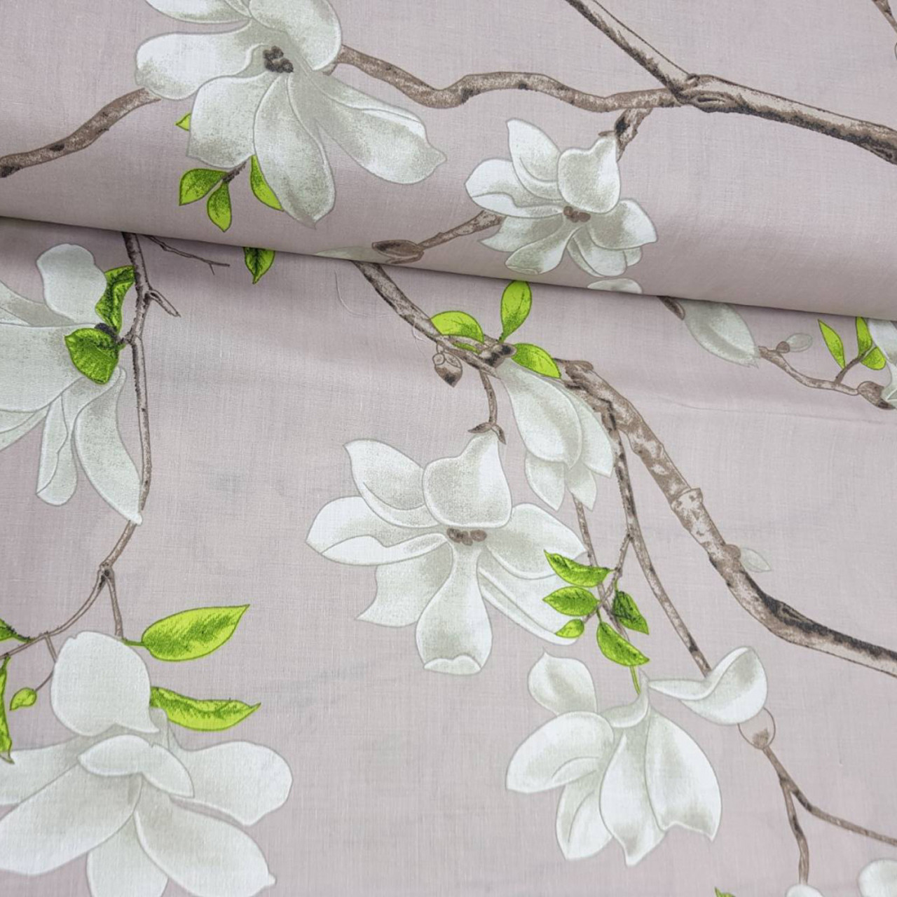 Ткань для постельного белья Бязь "Gold" Lux "Живые цветы" GL4027