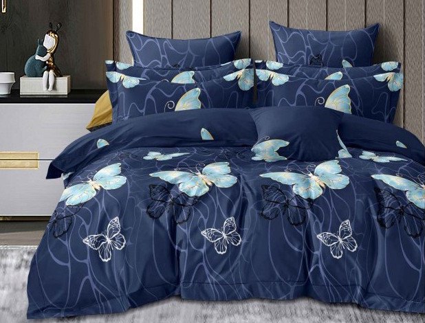 Двоспальний набір постільної білизни 180*220 із полікотону №200078 Черешенька™