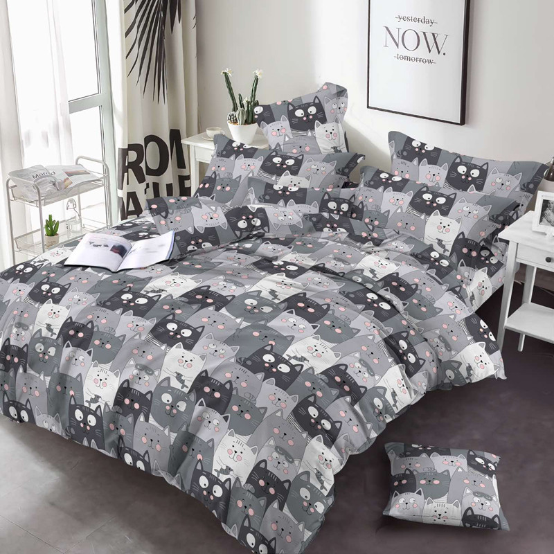 Ткань для постельного белья Бязь "Gold" Lux детская GLB295gray