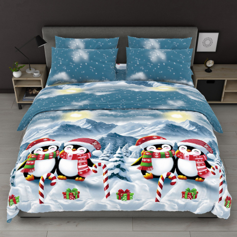 Двуспальный набор постельного белья 180*220 из Бязи "Gold" №518321 Черешенка™