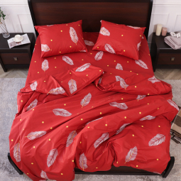 Двоспальний набір постільної білизни 180*220 із Бязі "Gold" №153660 Черешенка™