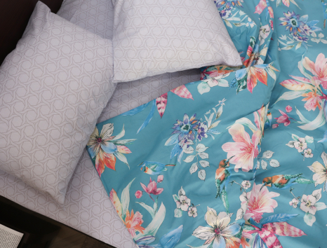 Євро-максі набір постільної білизни 200*220 із Бязі "Gold" №151248AB Черешенка™