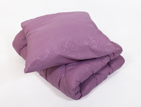 Комплект дитяча ковдра 105x135 + подушка 50x50 (мікрофібра/холлофайбер) №2111