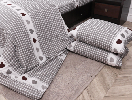 Двоспальний набір постільної білизни 180*220 із Бязі "Gold" №158184 Черешенька™