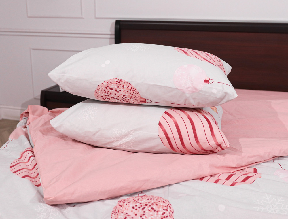 Двуспальный набор постельного белья 180*220 из Бязи "Gold" №151132АВ Черешенка™