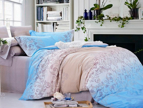 Євро-максі набір постільної білизни 200*220 із Бязі "Gold" №152103 Черешенка™