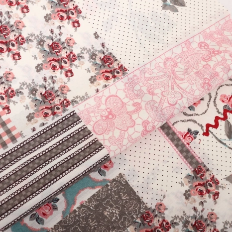 Ткань для постельного белья Бязь "Gold" Lux GL6928